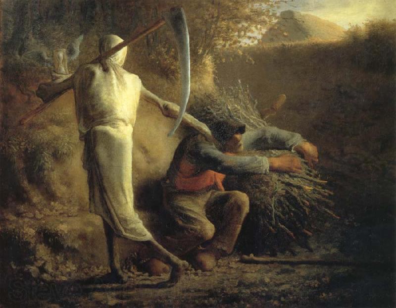 Jean Francois Millet Death and the woodcutter Spain oil painting art